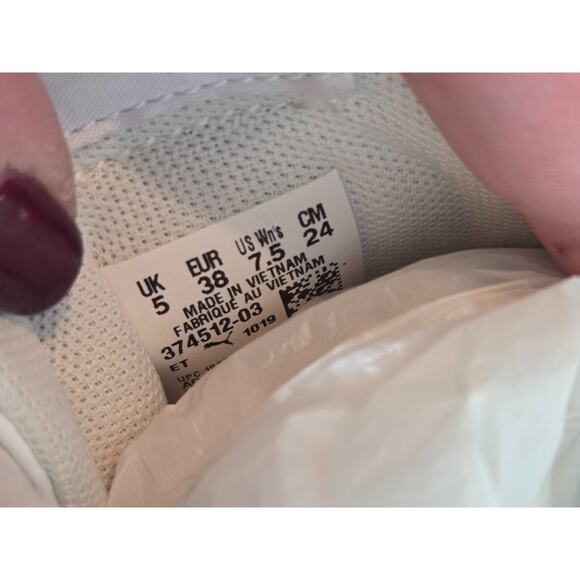 Puma Womens Vikky V2 Comfort White on White Shoes Sneakers Size 7.5 - Picture 10 of 10